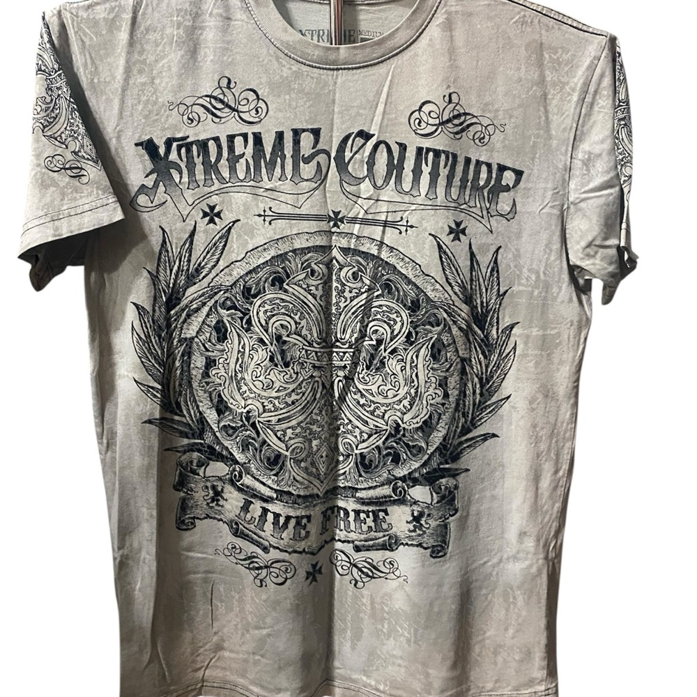 Xtreme Couture White Graphic Men's Tee